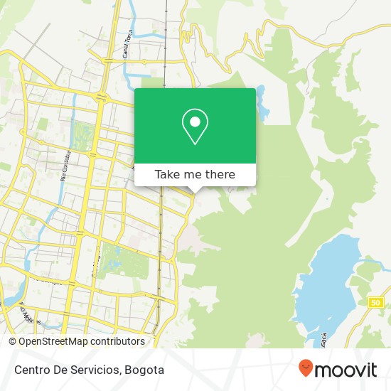Centro De Servicios map