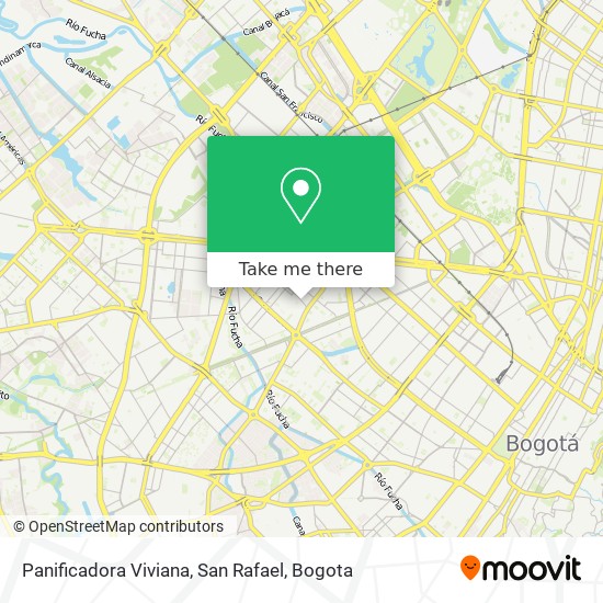 Mapa de Panificadora Viviana, San Rafael