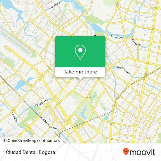 Ciudad Dental map