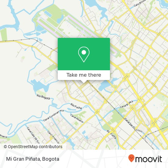 Mi Gran Piñata map