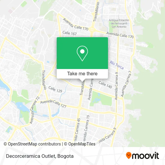 Decorceramica Outlet map