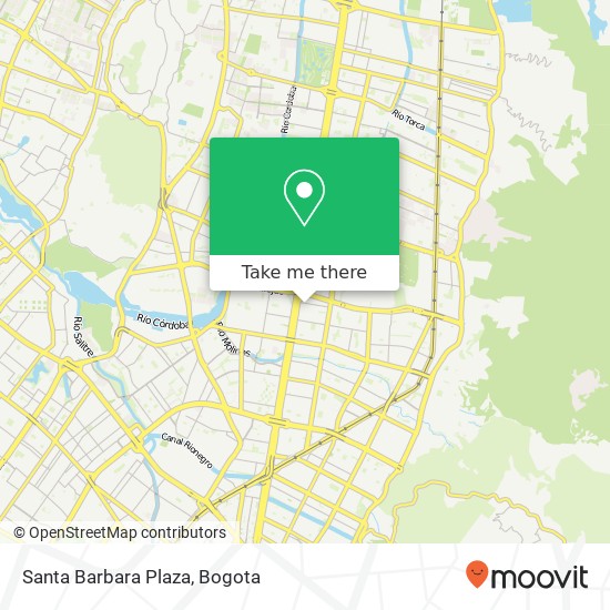 Santa Barbara Plaza map