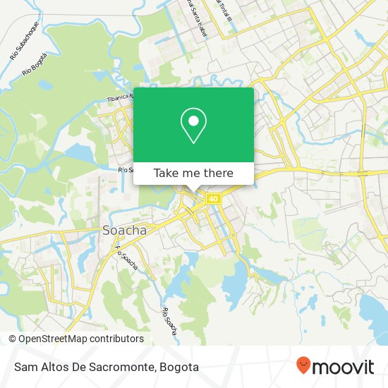 Sam Altos De Sacromonte map