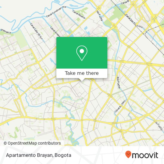 Apartamento Brayan map