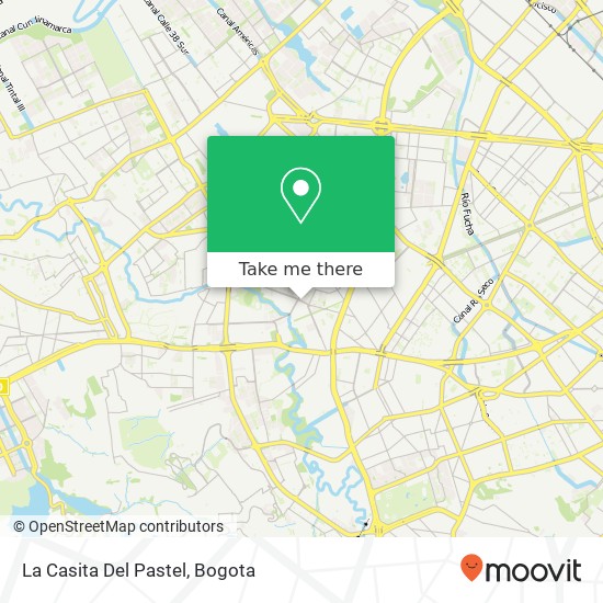 La Casita Del Pastel map