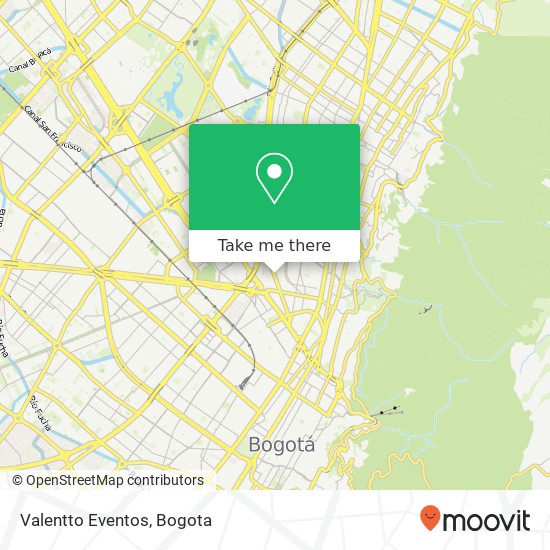 Valentto Eventos map