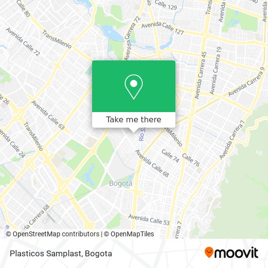 Plasticos Samplast map