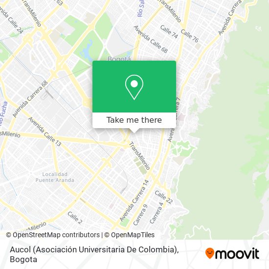 Aucol (Asociación Universitaria De Colombia) map