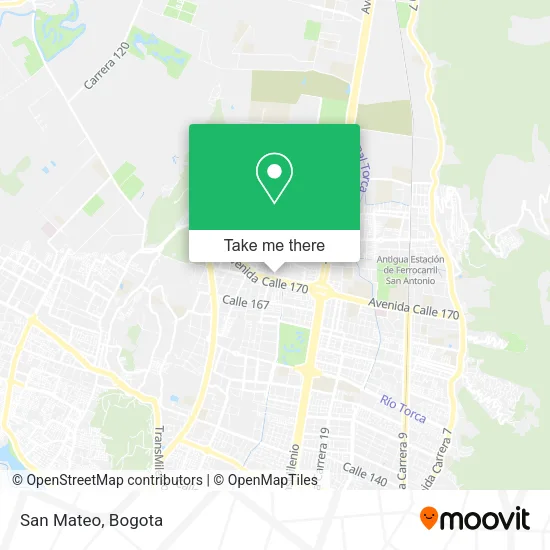 Mapa de San Mateo