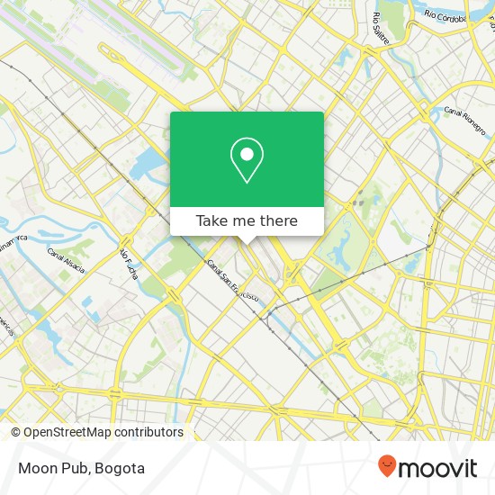 Moon Pub map