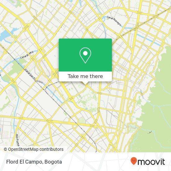 Flord El Campo map