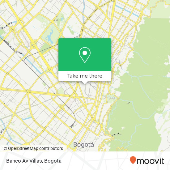 Banco Av Villas map