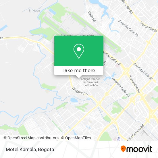 Motel Kamala map