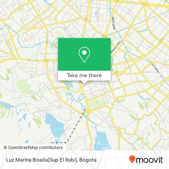 Luz Marina Boada(Sup El Rubi) map