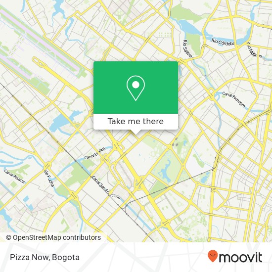 Pizza Now map