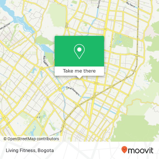 Living Fitness map