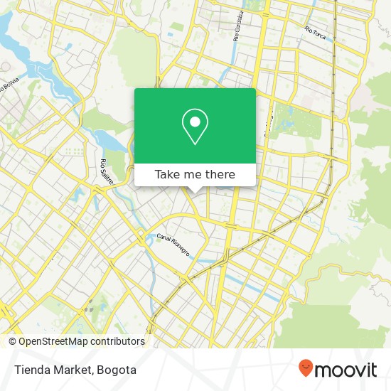 Tienda Market map