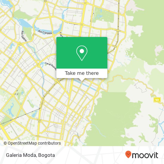 Galeria Moda map