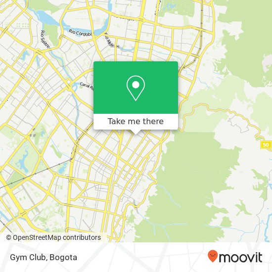 Gym Club map