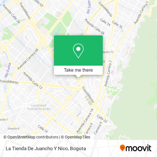 La Tienda De Juancho Y Nico map