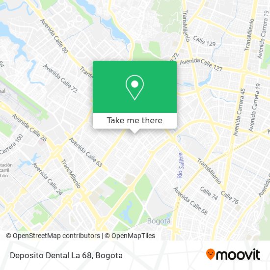 Deposito Dental La 68 map