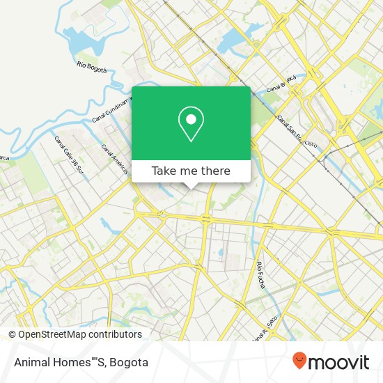Animal Homes""S map