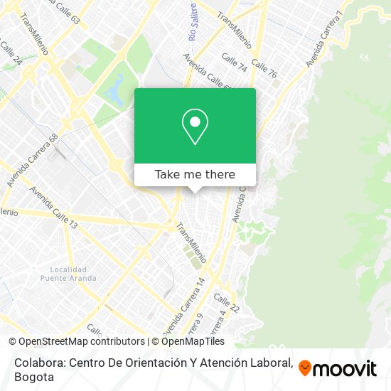 Colabora: Centro De Orientación Y Atención Laboral map