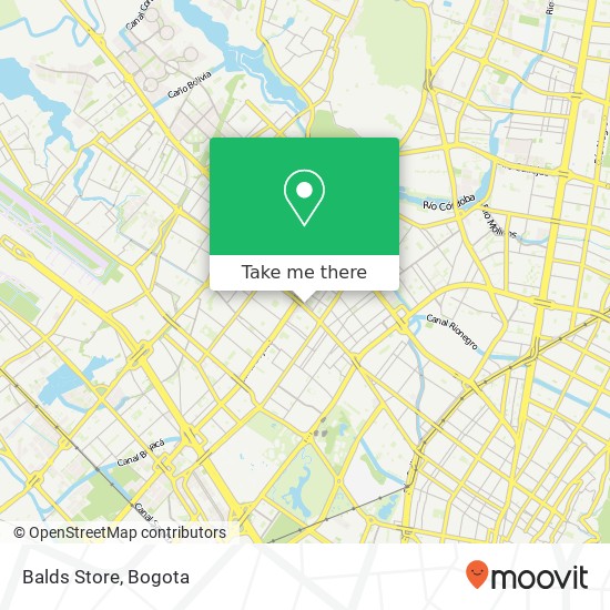 Balds Store map