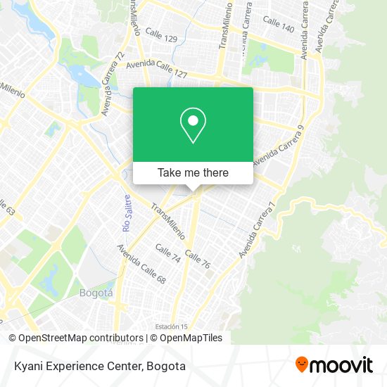 Kyani Experience Center map
