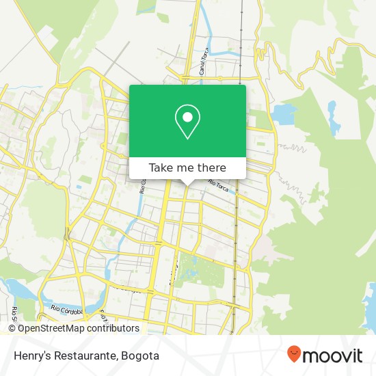 Henry's Restaurante map