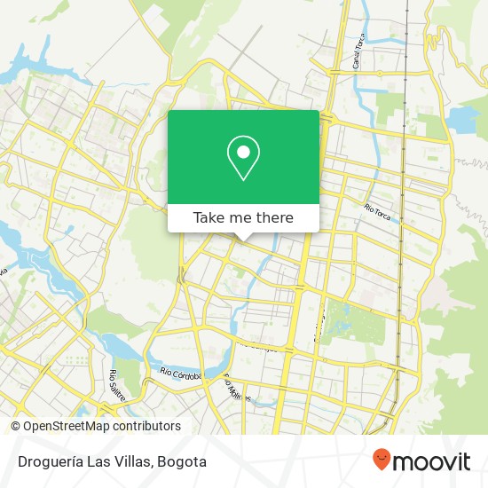 Droguería Las Villas map