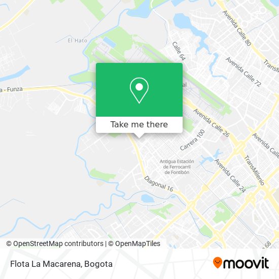 la macarena colombia map