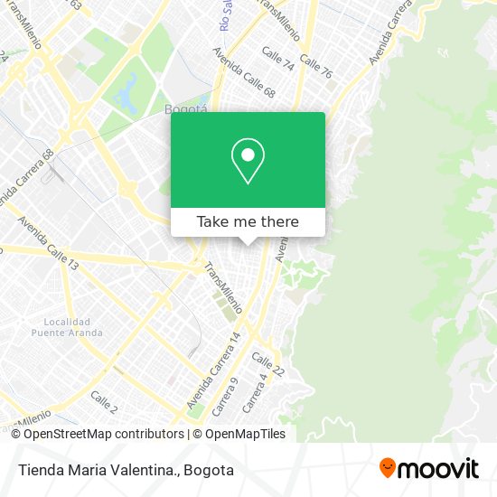 Mapa de Tienda Maria Valentina.