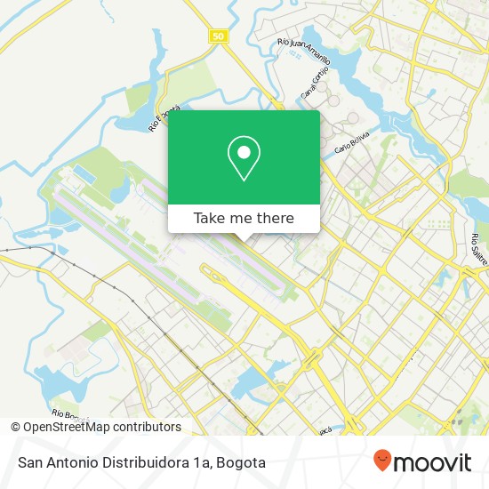 San Antonio Distribuidora 1a map
