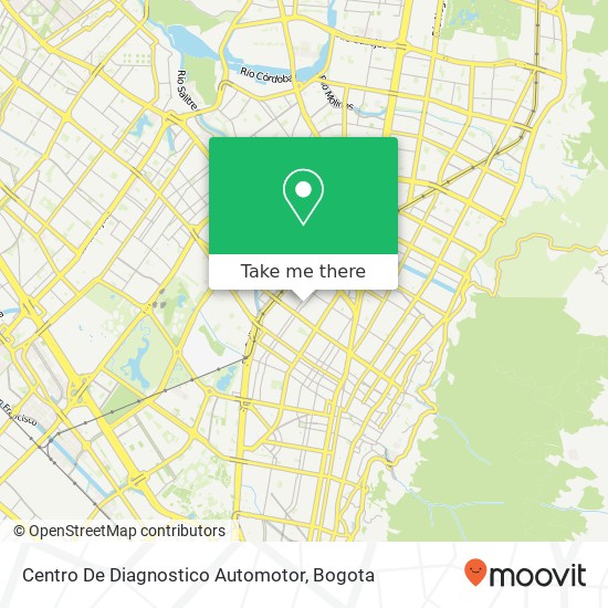 Centro De Diagnostico Automotor map