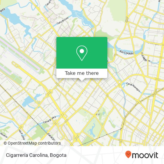 Cigarrería Carolina map