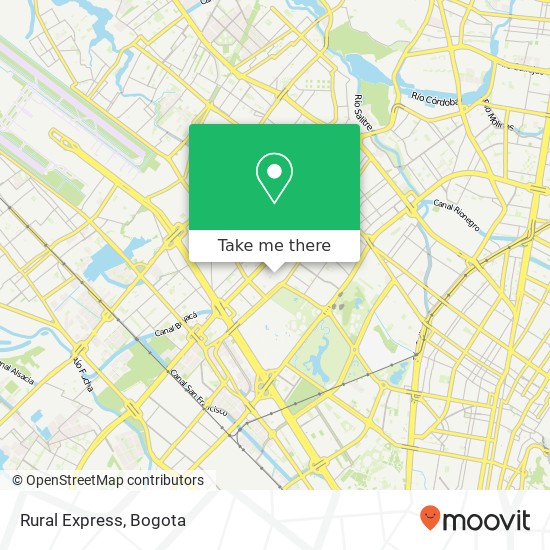 Mapa de Rural Express