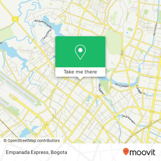 Empanada Express map