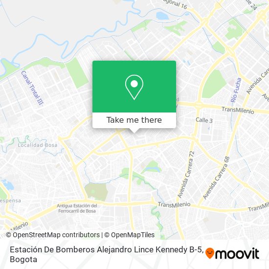 Estación De Bomberos Alejandro Lince Kennedy B-5 map