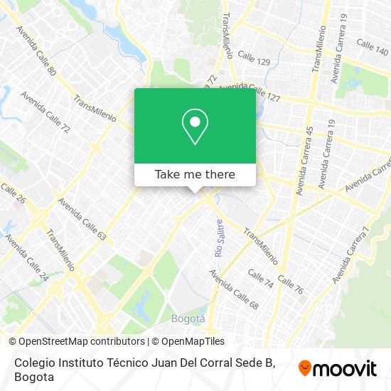 Colegio Instituto Técnico Juan Del Corral Sede B map