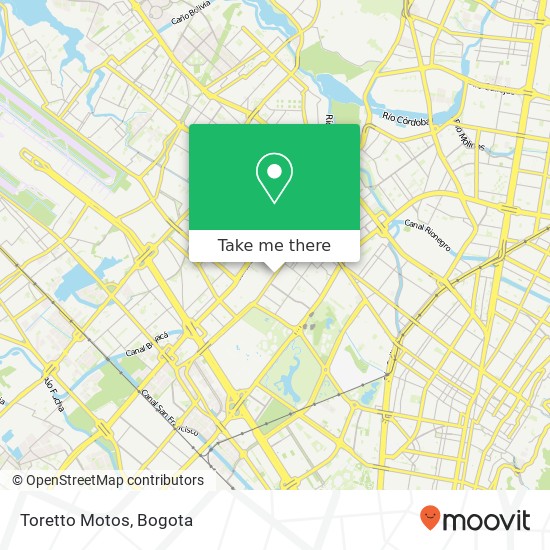 Toretto Motos map