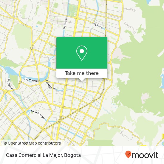 Casa Comercial La Mejor map