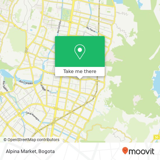 Alpina Market map
