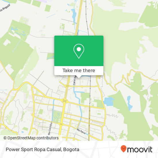 Power Sport Ropa Casual map