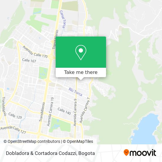 Dobladora & Cortadora Codazzi map