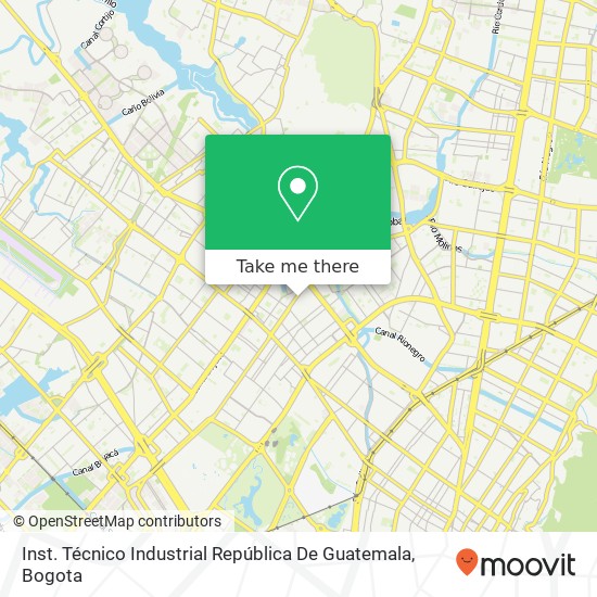 Inst. Técnico Industrial República De Guatemala map