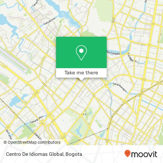 Mapa de Centro De Idiomas Global