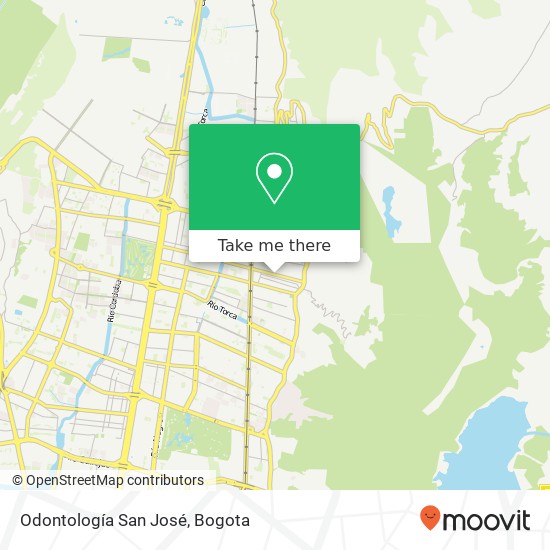 Odontología San José map