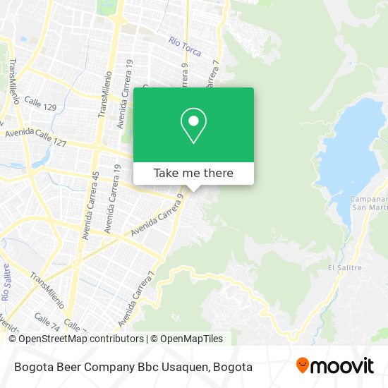 Bogota Beer Company Bbc Usaquen map