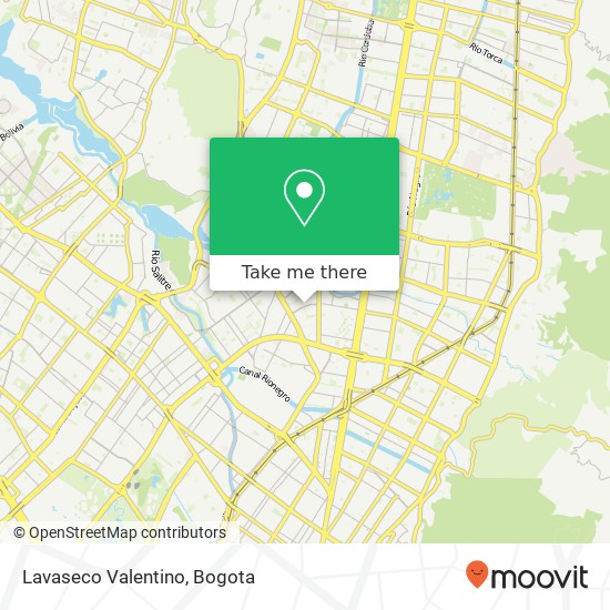 Lavaseco Valentino map